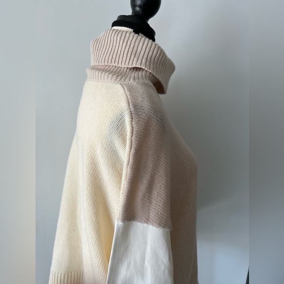 Mixed Media Turtleneck Sweater - Picture 3 of 15